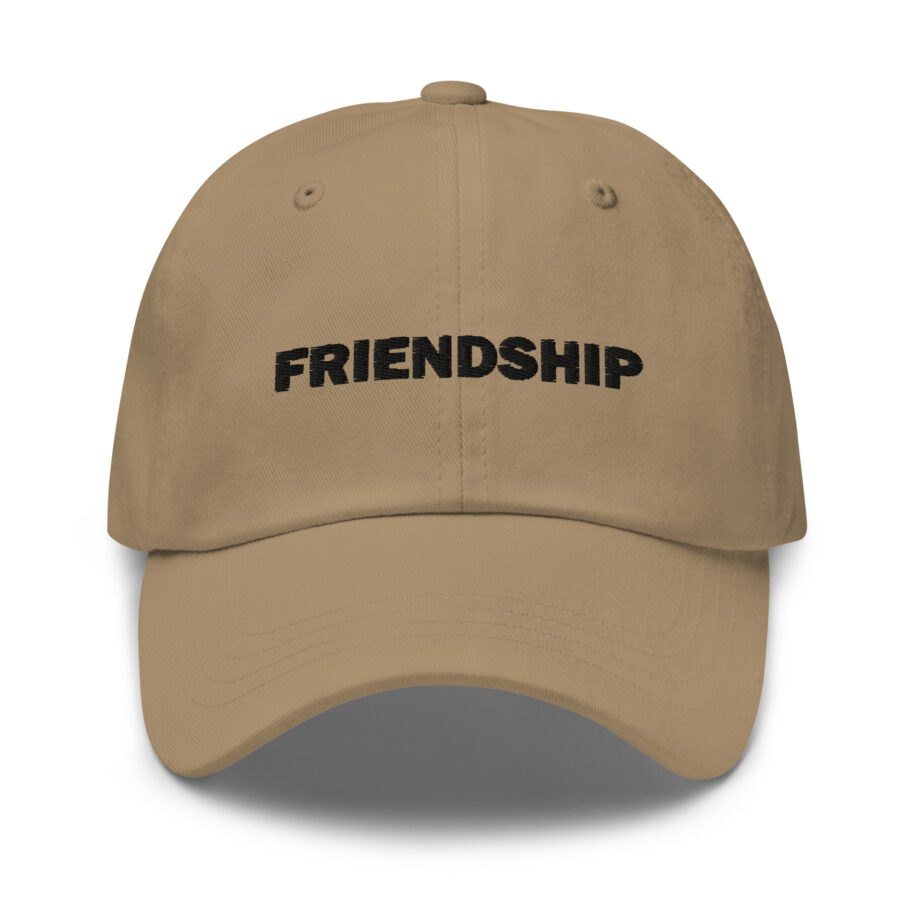 Friendship dad hat embroidered