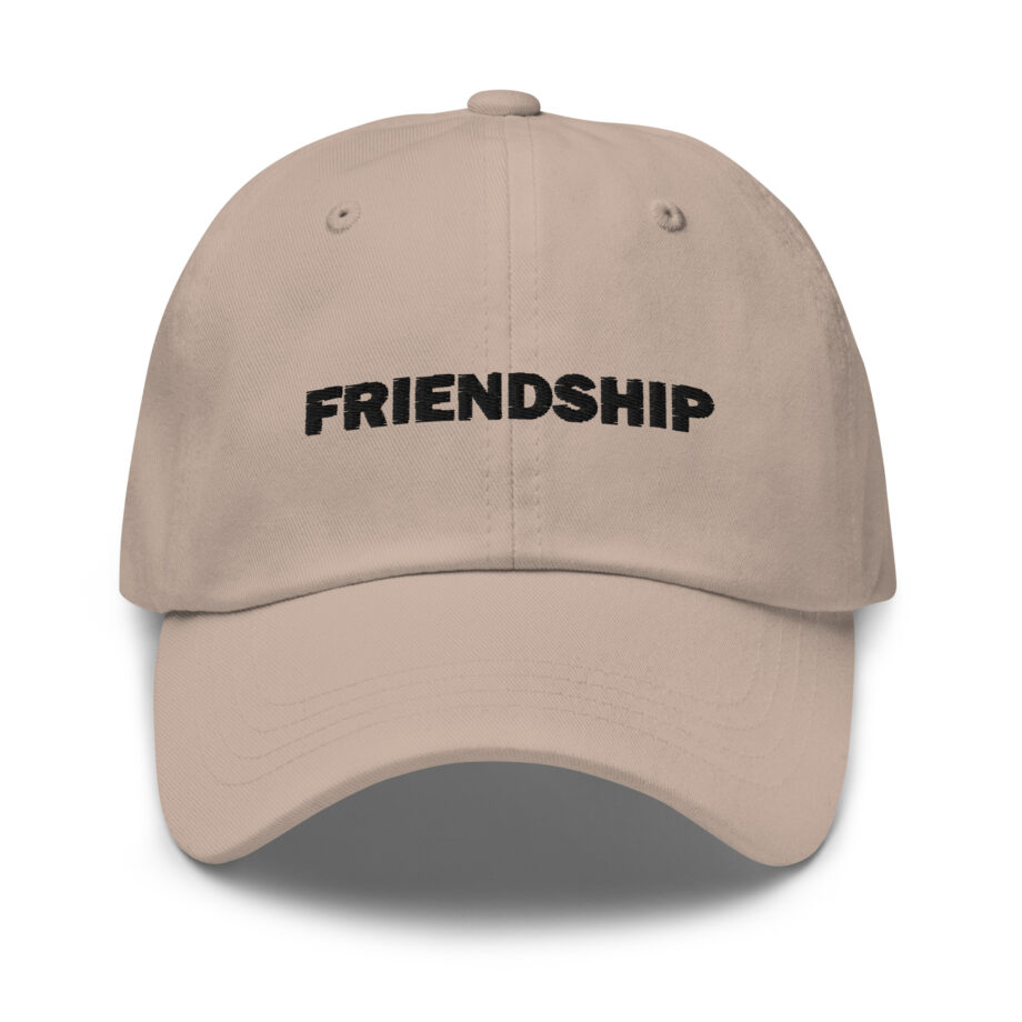 Friendship dad hat embroidered