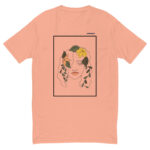 Woman's portrait men fitted t-shirt