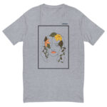 Woman's portrait men fitted t-shirt