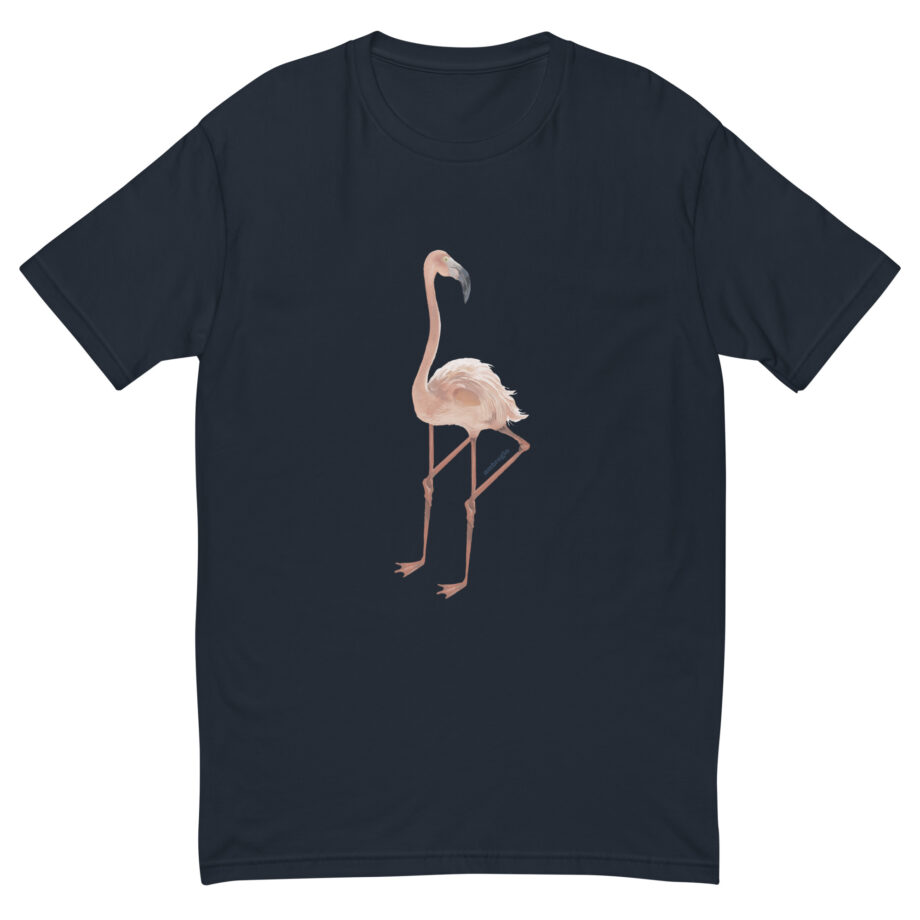 Flamingo men fitted t-shirt