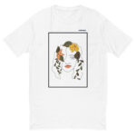 Woman's portrait men fitted t-shirt