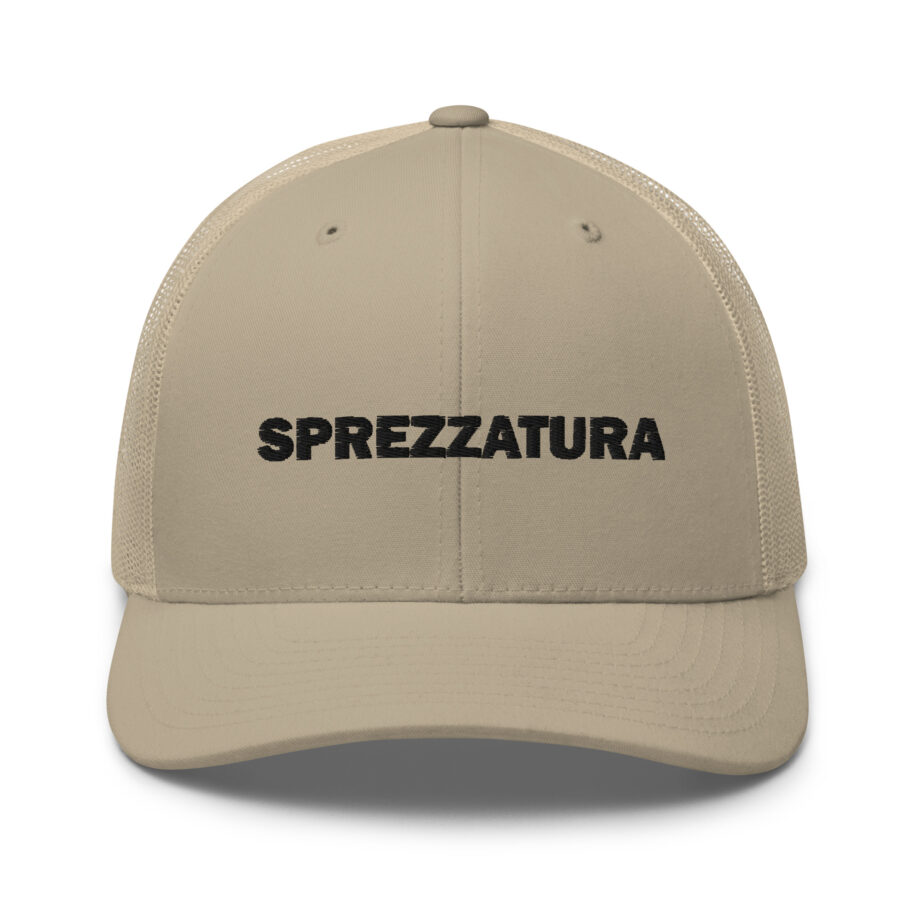 Sprezzatura trucker hat embroidered