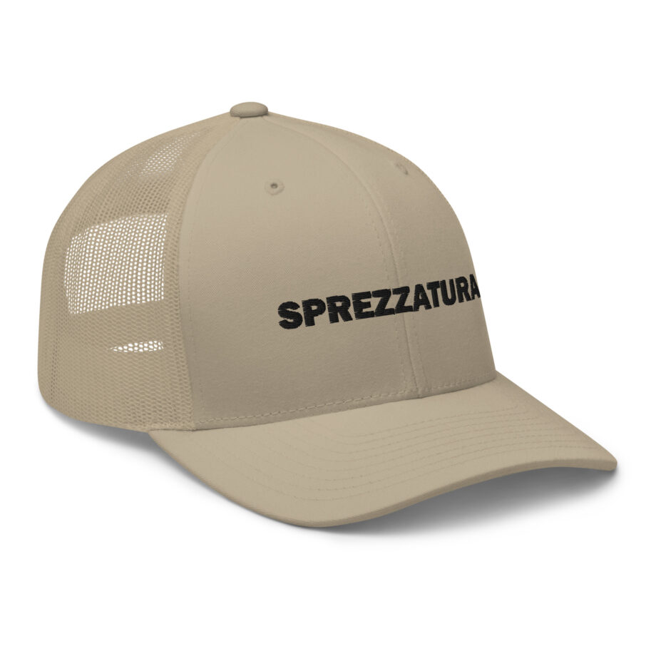 Sprezzatura trucker hat embroidered