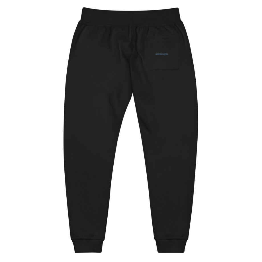 Blue logo unisex fleece sweatpants