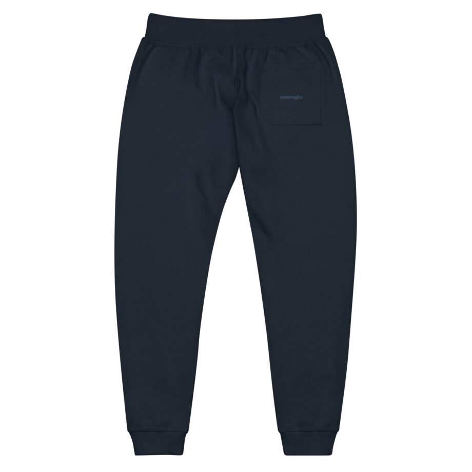 Blue logo unisex fleece sweatpants