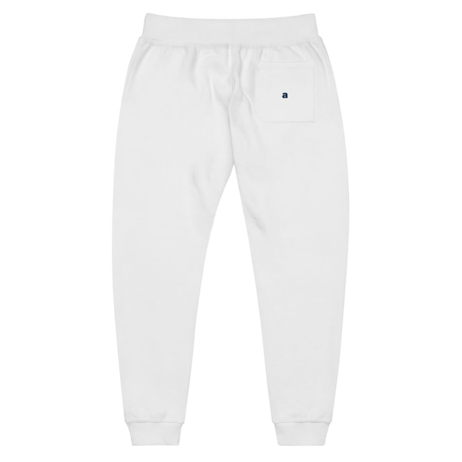 Blue "a" unisex fleece sweatpants