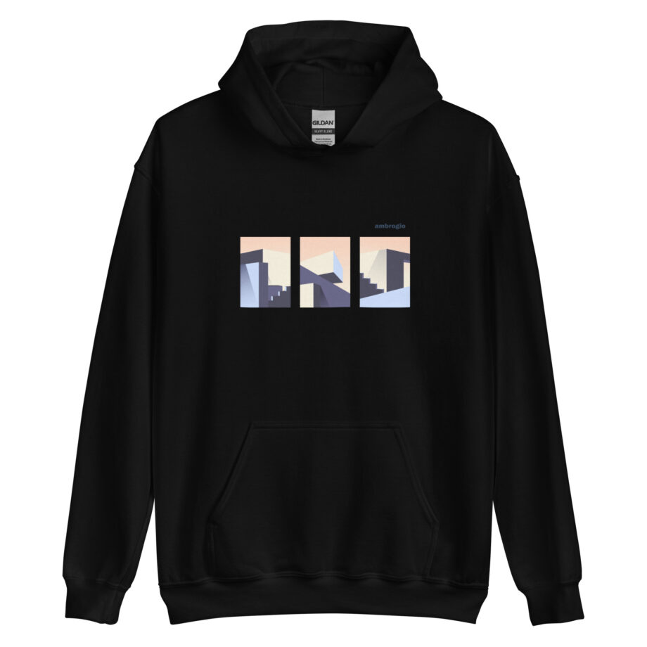 Abstract city unisex hoodie