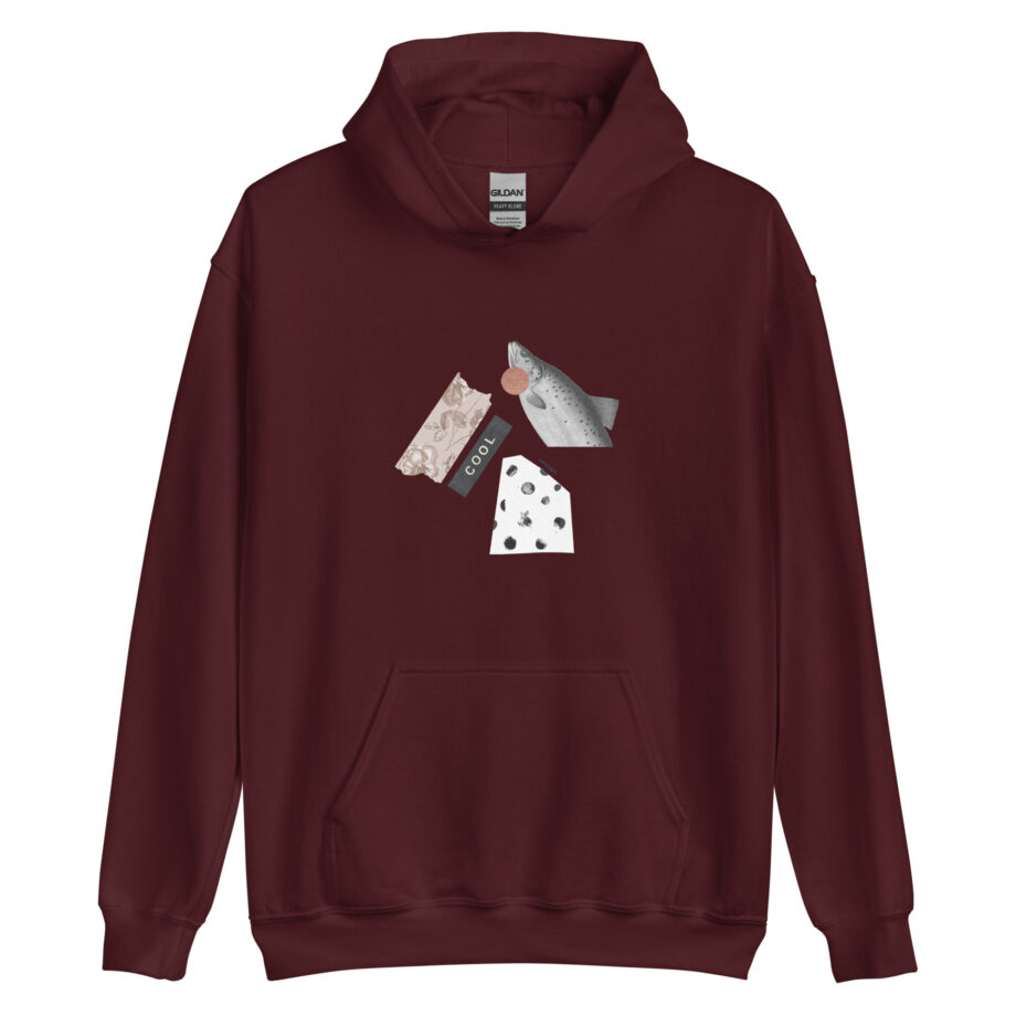 Cool fish unisex hoodie