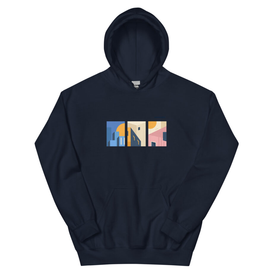 Abstract city 2 unisex hoodie