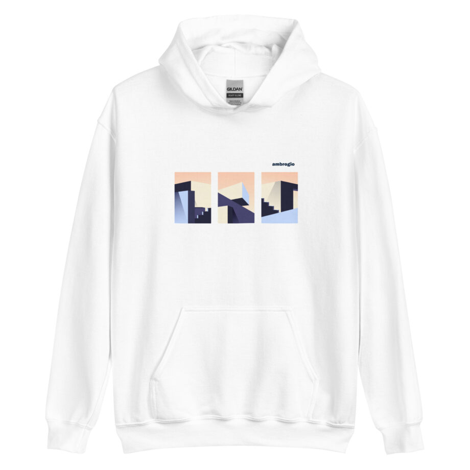 Abstract city unisex hoodie