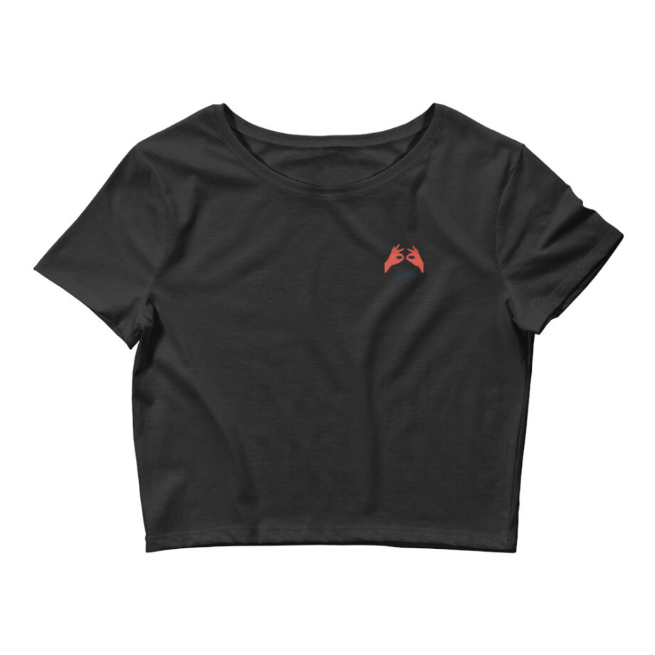 Searching eyes women crop top