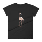 Flamingo women fitted t-shirt
