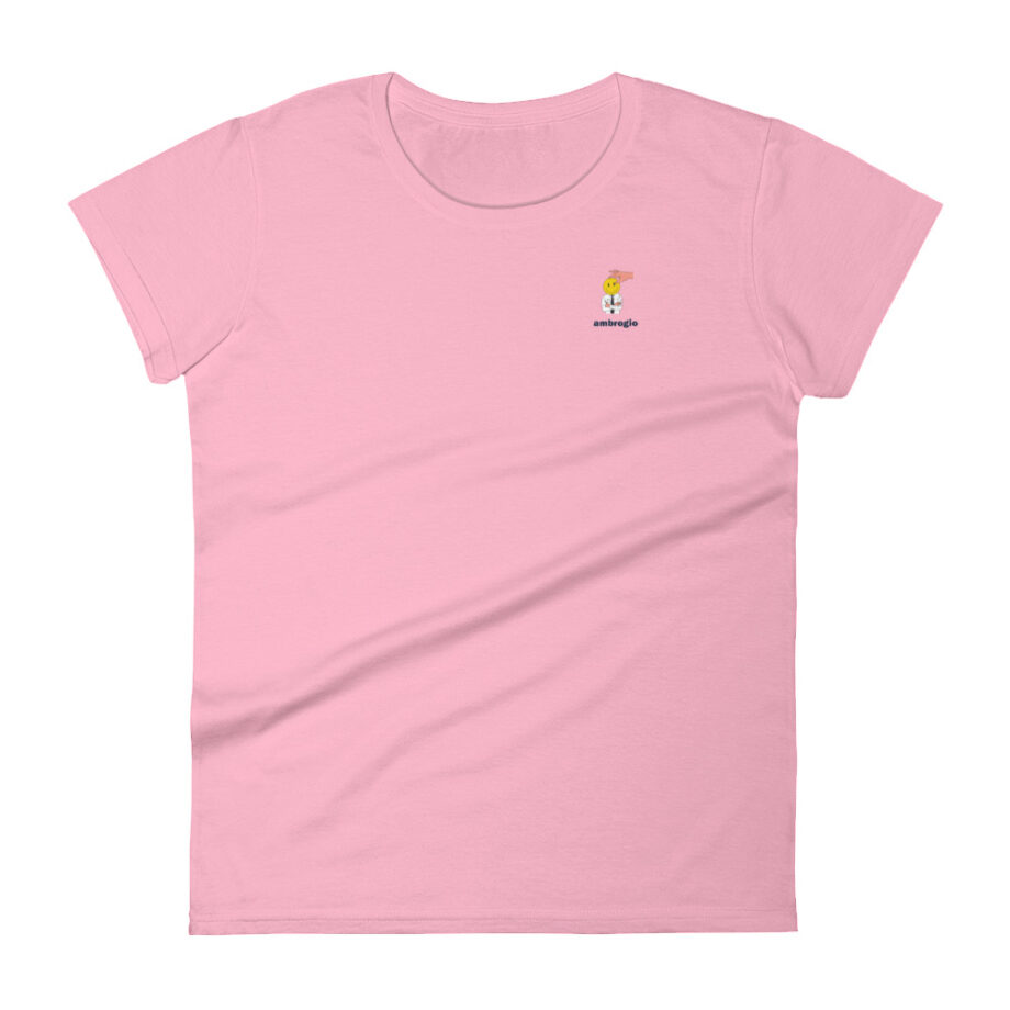 Smiley women fitted t-shirt