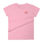Searching eyes women fitted t-shirt