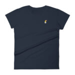 Smiley women fitted t-shirt