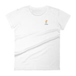 Smiley women fitted t-shirt