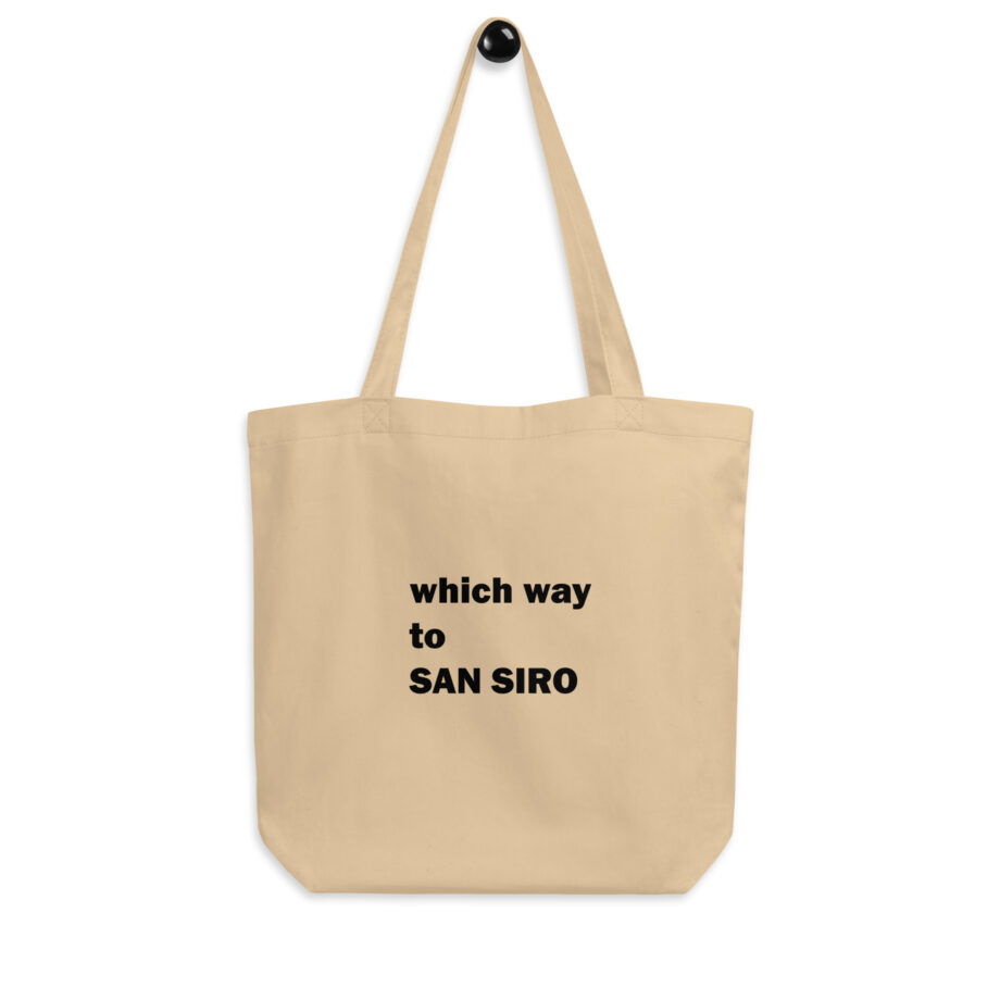 Which way to SAN SIRO eco tote bag