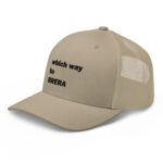 Which way to BRERA trucker hat embroidered