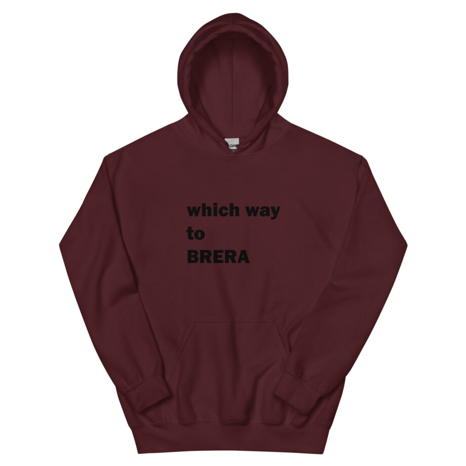 Which way to BRERA unisex hoodie