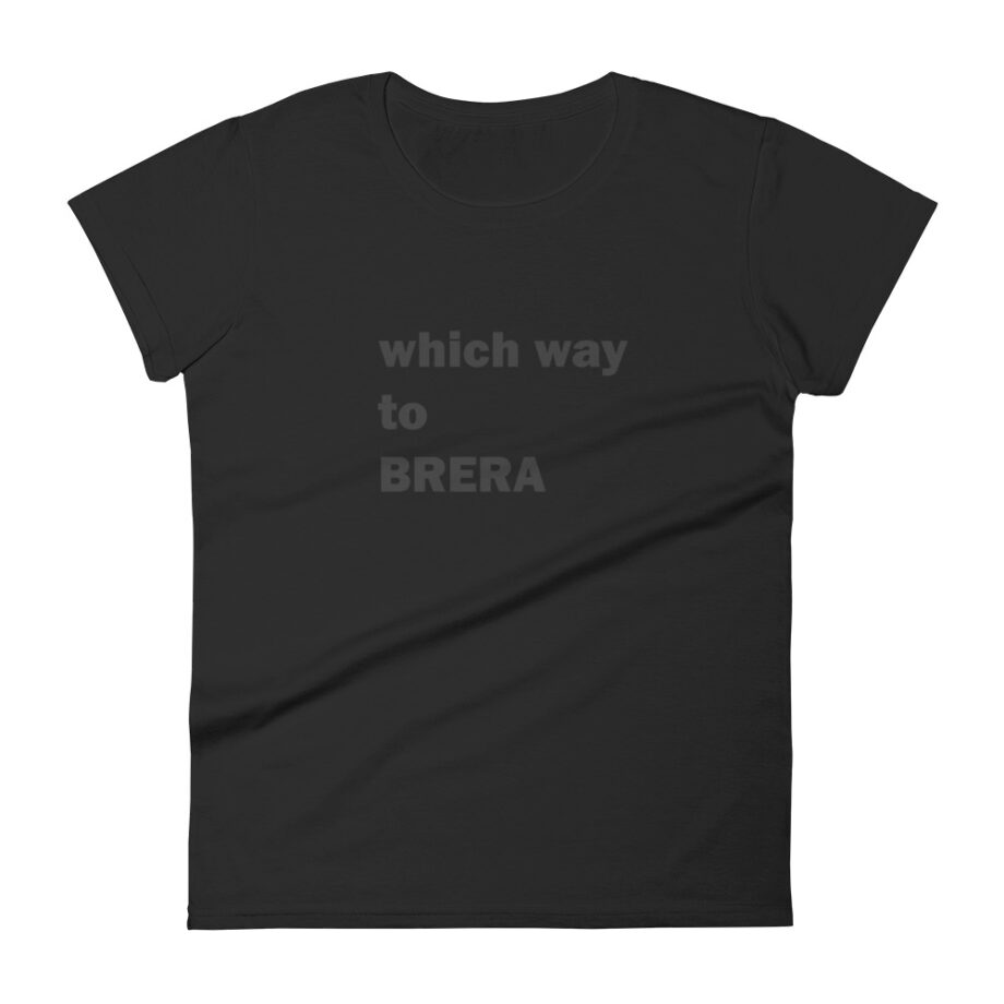 Which way to BRERA women fitted t-shirt