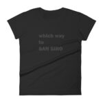 Which way to SAN SIRO women fitted t-shirt