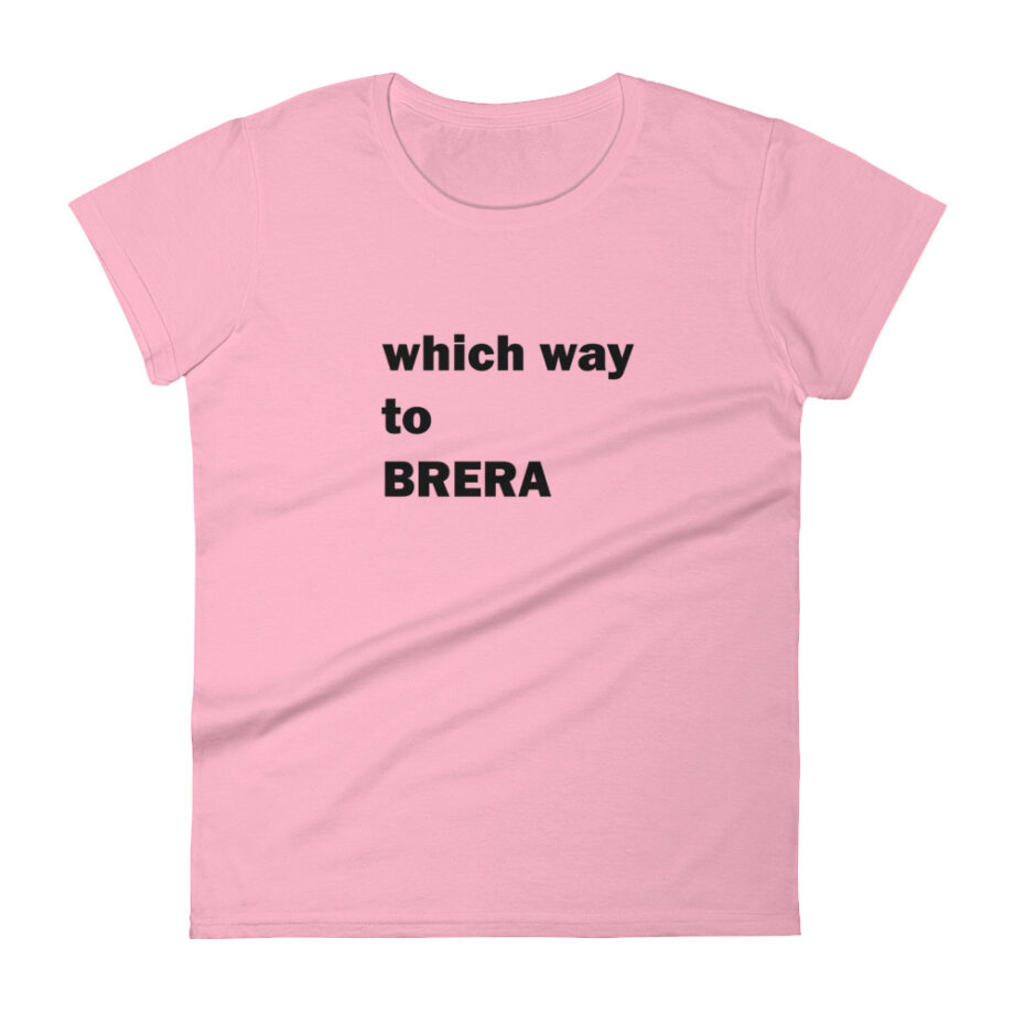 Which way to BRERA women fitted t-shirt