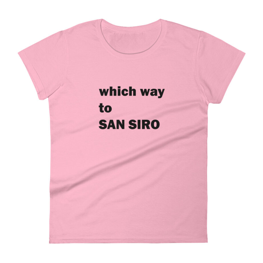 Which way to SAN SIRO women fitted t-shirt