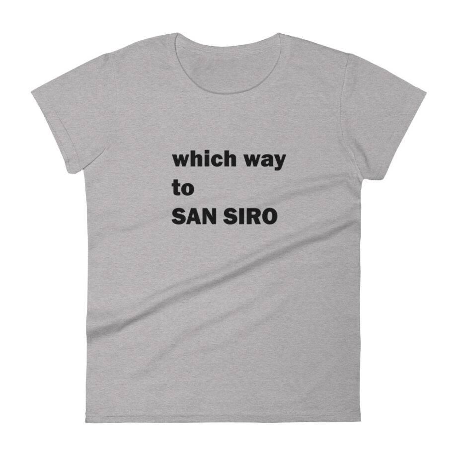 Which way to SAN SIRO women fitted t-shirt