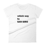 Which way to SAN SIRO women fitted t-shirt