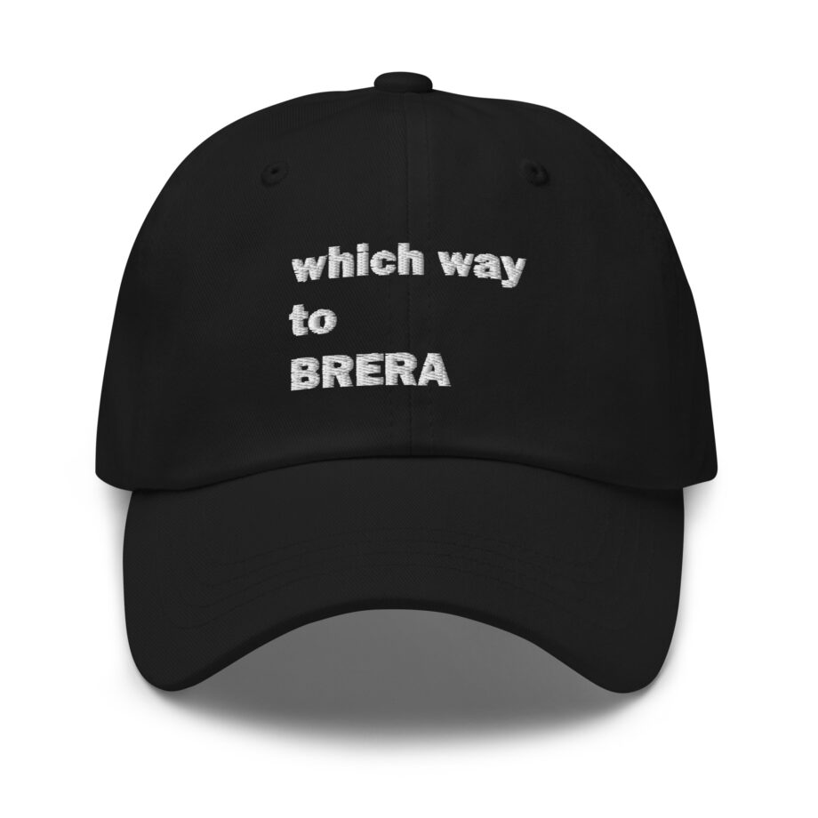 White which way to BRERA dad hat embroidered