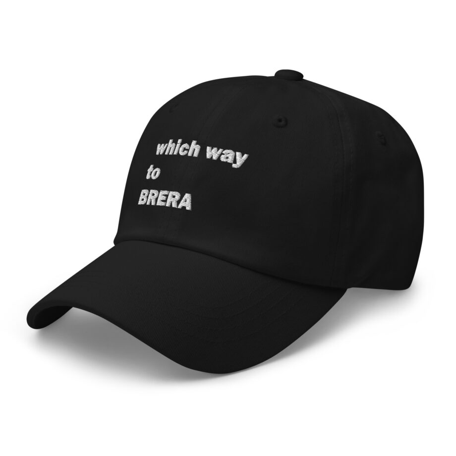 White which way to BRERA dad hat embroidered