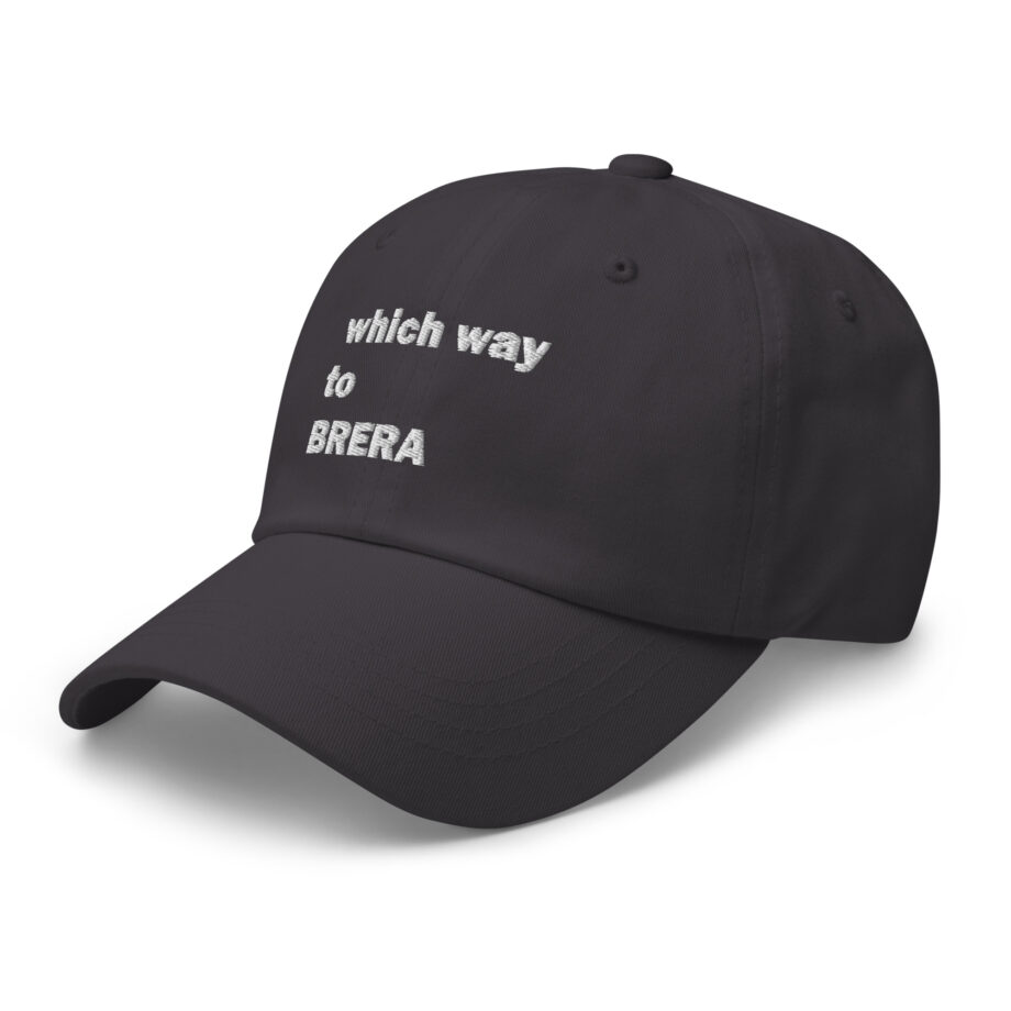 White which way to BRERA dad hat embroidered