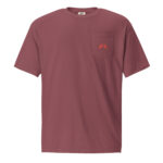 Searching eyes unisex pocket t-shirt embroidered