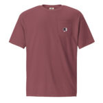 Inner space unisex pocket t-shirt embroidered