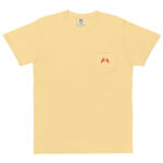 Searching eyes unisex pocket t-shirt embroidered