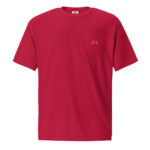 Searching eyes unisex pocket t-shirt embroidered