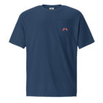 Searching eyes unisex pocket t-shirt embroidered