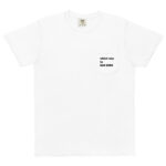 Which way to san siro unisex pocket t-shirt embroidered
