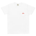Searching eyes unisex pocket t-shirt embroidered